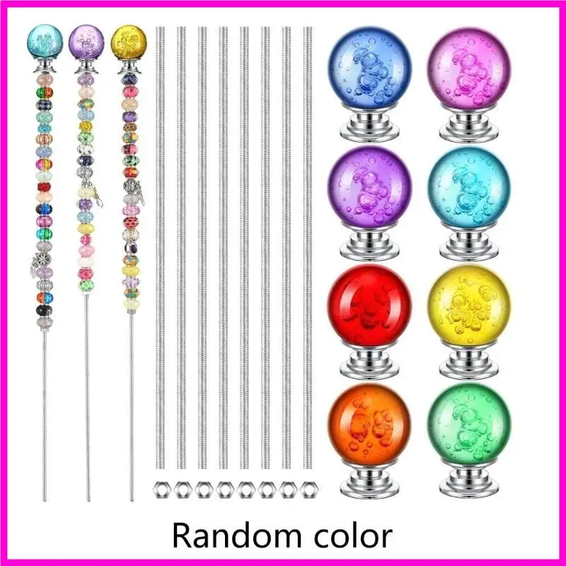 57BE prático Jardim Stakes Set Set Bad vidro Decorações ar livre exclusivas