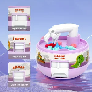 آلة صيد الديناصورات الصغيرة Gacha ، دمية الضغط ، لعبة تفاعلية الأب والابن ، الأطفال أفضل 8 آلات Gacha مفروشات - No4