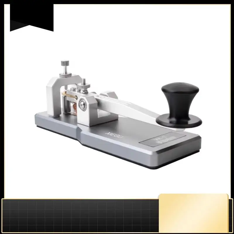 xiegu-aluminum-alloy-base-vk-5-shortwave-radio-automatic-cw-electric-key-35mm-interface-morse-rode-code-transmission-radio-n33r