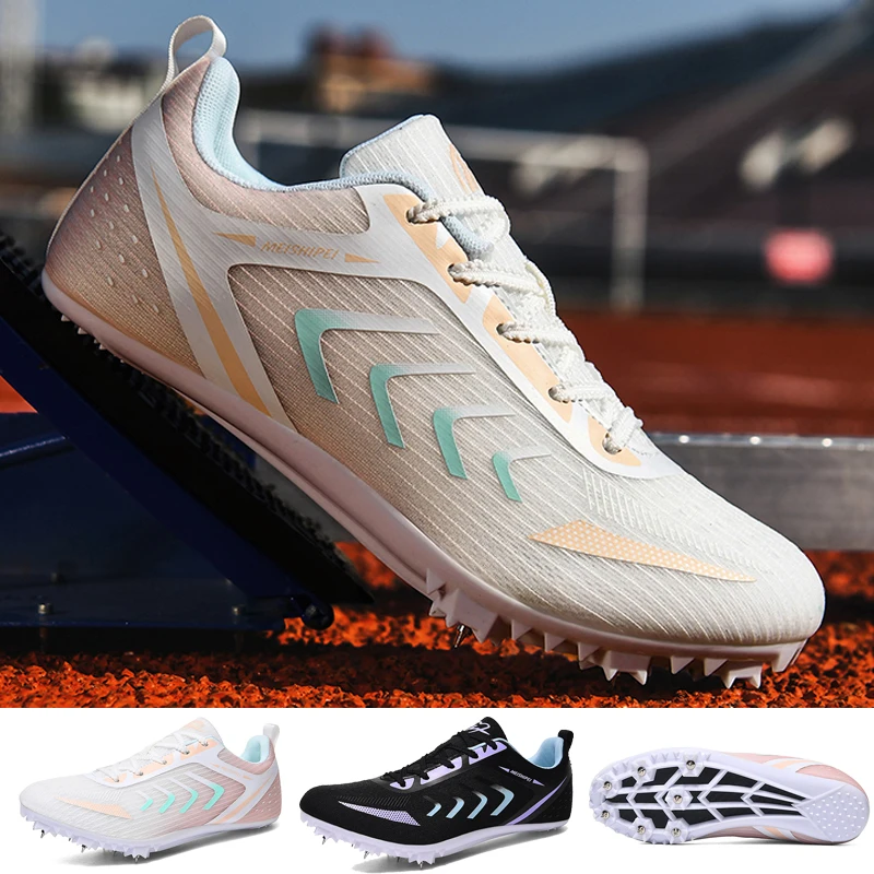 

Мужчины Женщины Легкоатлетические мероприятия Бутсы Обувь для спринта Спортивная обувь с короткими шипами Кроссовки для бега Тренировочная гоночная спортивная обувь