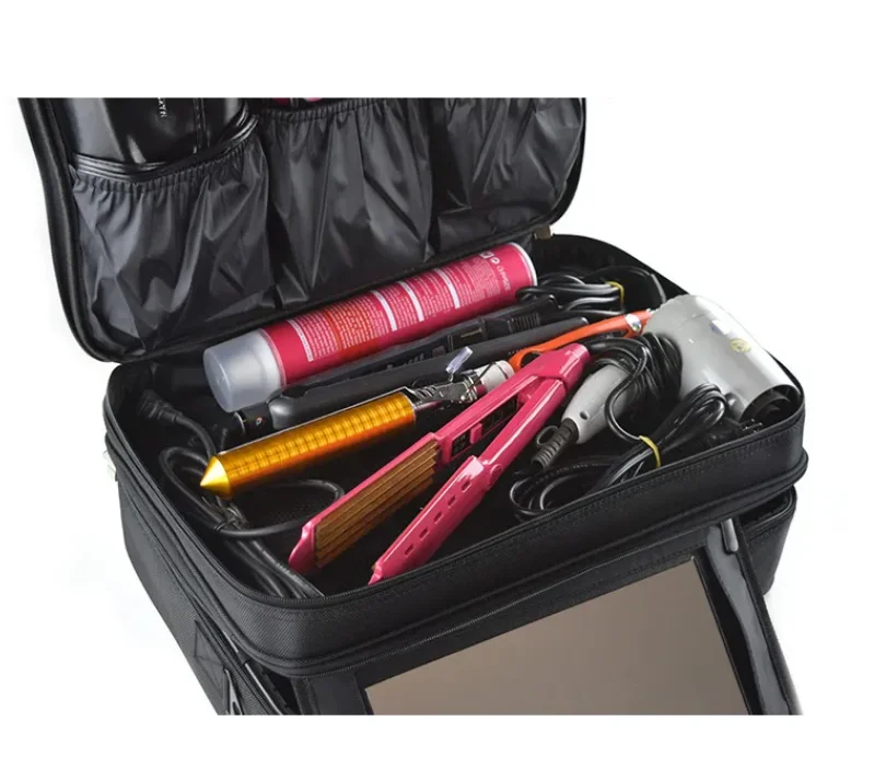 Women Cosmetic Suitcase Professional cosmetic bag Korean tattoo bag storage bag portable large-capacity professional makeup box