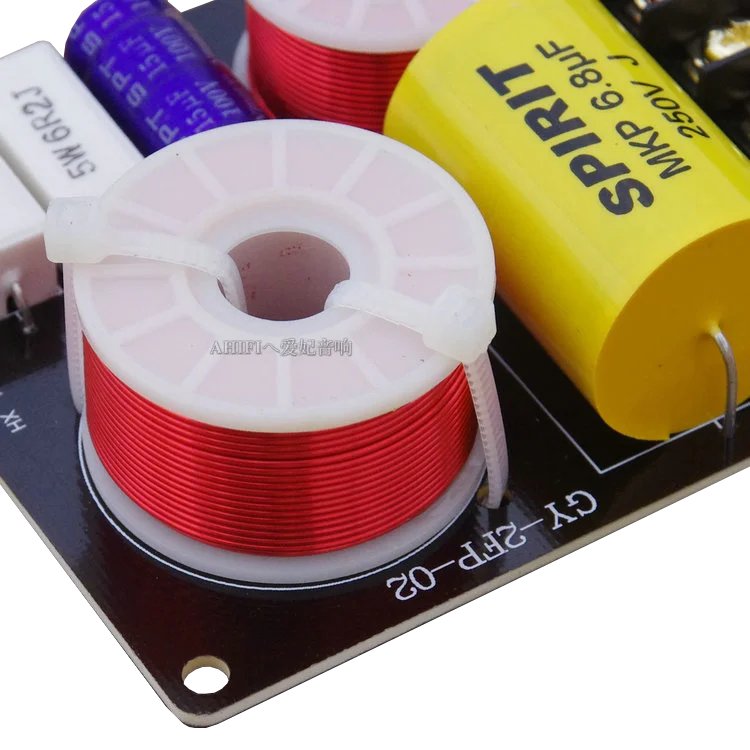Sounderlink 2-Way Crossover Audio Board, 3200Hz Crossover Point, 100W Hi-Fi Speaker Frequency Divider for 4-8 Ohm Speakers