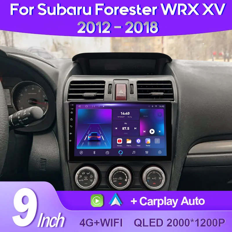 

QSZN For Subaru Forester WRX XV 2012 - 2018 2K QLED Android 13 Car Radio Multimedia Video Player GPS AI Voice CarPlay Head Unit