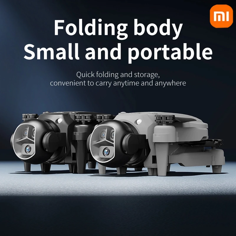 طائرة Xiaomi E4 بدون طيار 8K هوائية عالية الدقة متدرجة ضوء متدفق كاميرا مزدوجة متعددة الاتجاهات لتجنب العوائق محرك بدون فرشاة نظام تحديد المواقع بدون طيار