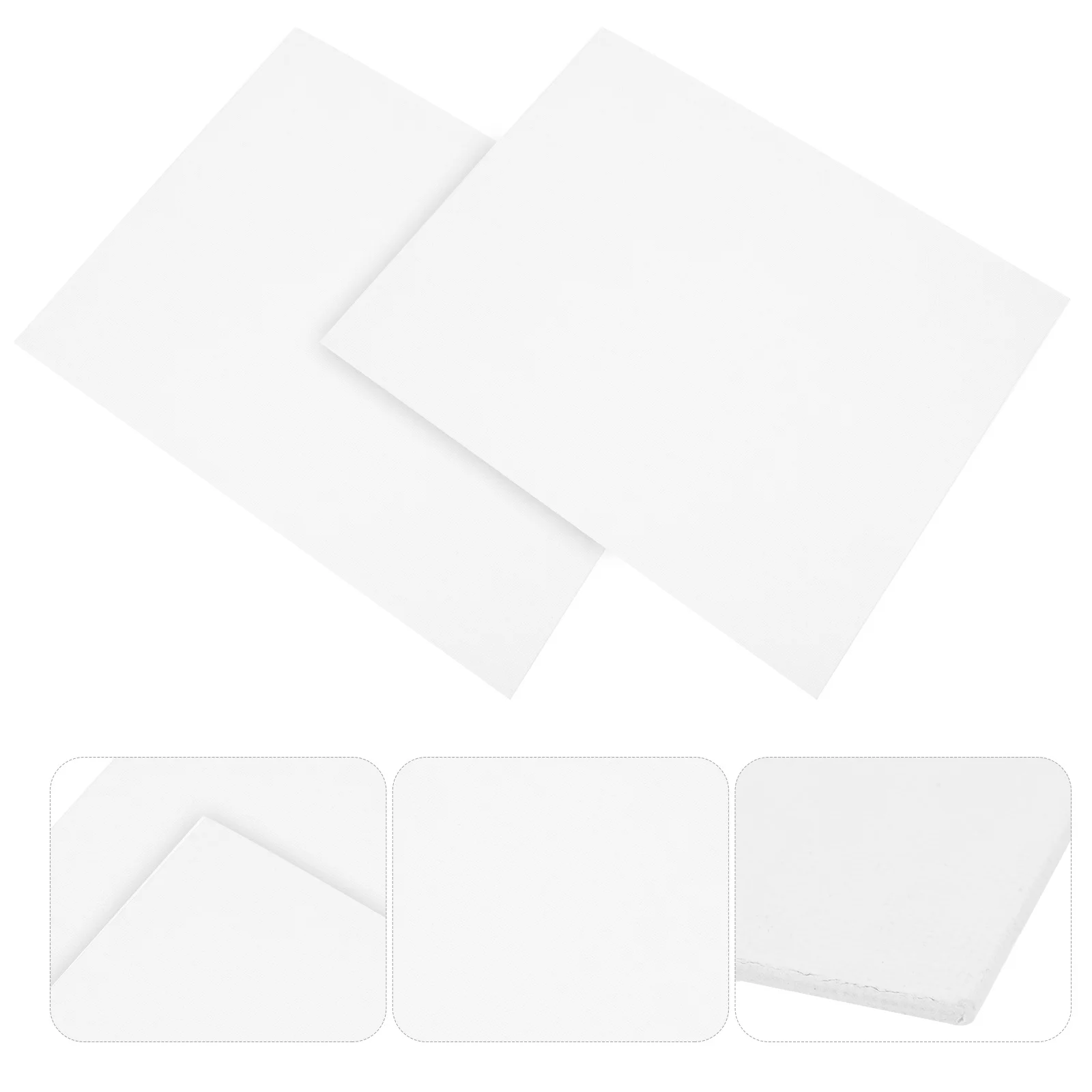 

2Pcs Professional Cotton Painting Board Multi-Function Art Panels Suitable for Oil Acrylic Beginners Students Painting Board