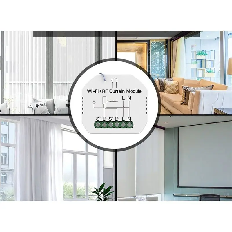 B92B-Wireless Shutter Motorc Smart Curtain Switch Electric Roller Blinds Shutter Motor Switch Breaker