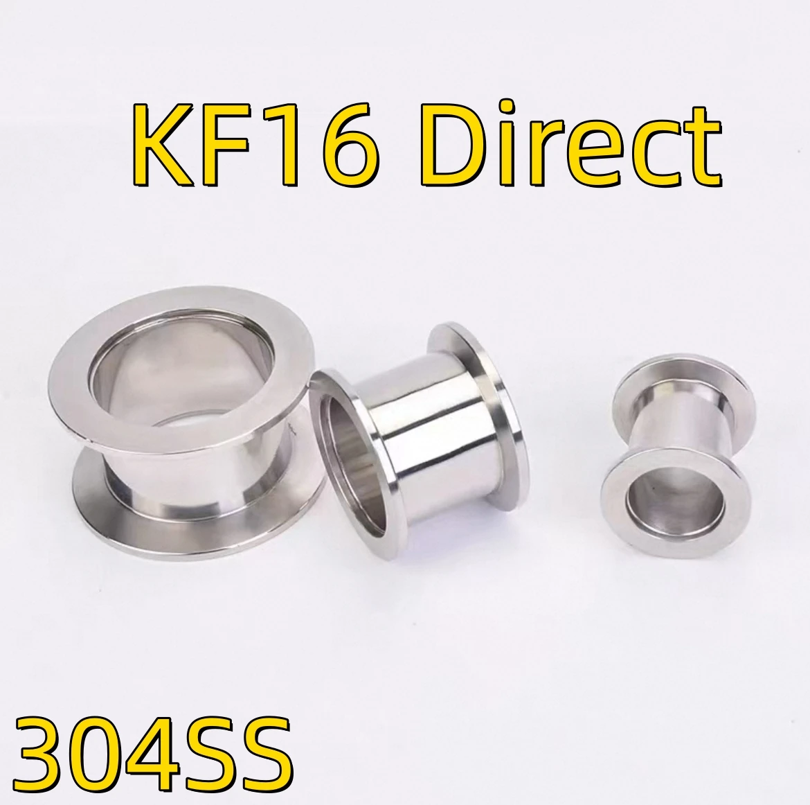

KF16, Прямая проходная трубка, вакуумное соединение втулки, быстрая установка равномерного диаметра, прямой сквозной патрон.