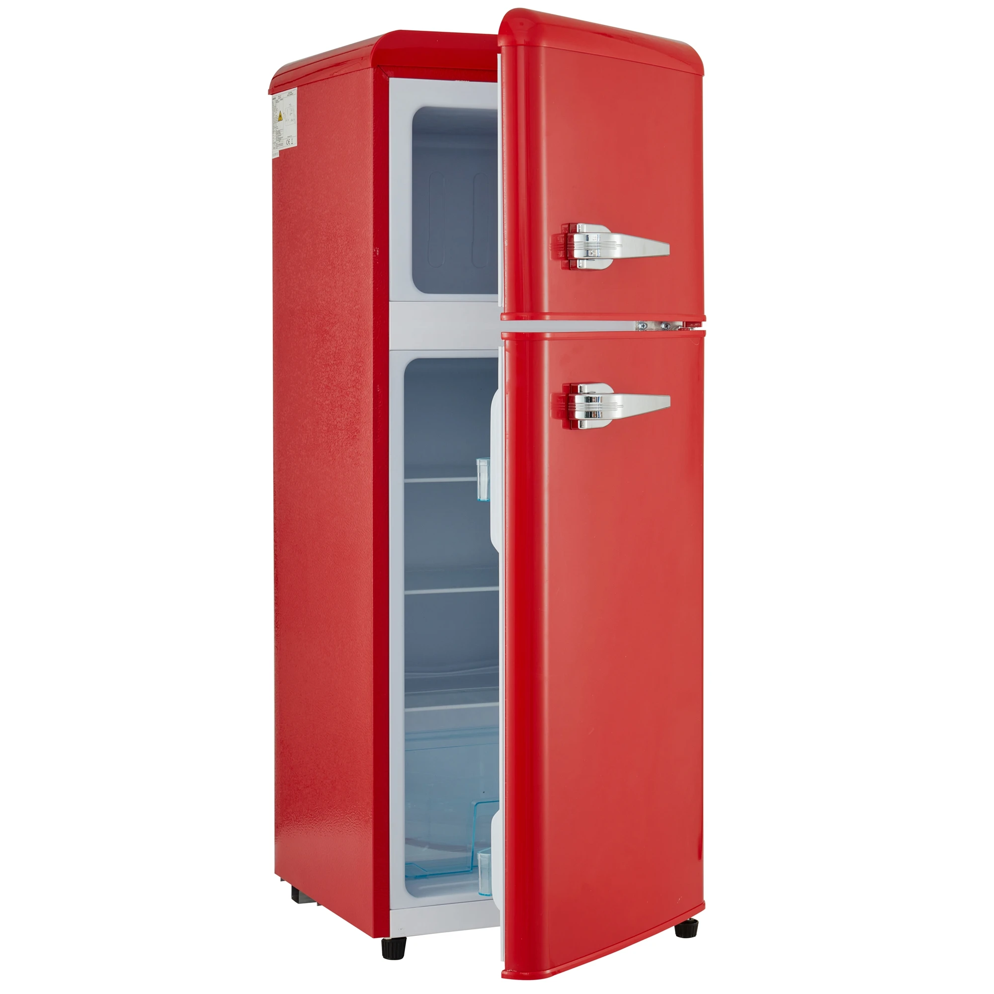 

4.5 Cu. Ft.Dual Zone Refrigerator 3.3 + 1.2 Cu. Ft. 7 Temperature Settings With Silver Handles 45 DB#US to US