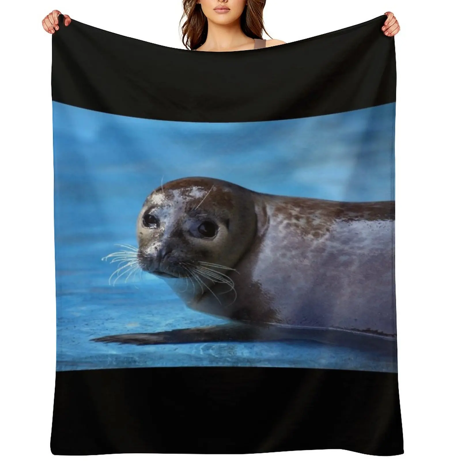 

Harbour Seal Throw Blanket Baby Sleeping Bag Blankets For Sofas Luxury St Blankets