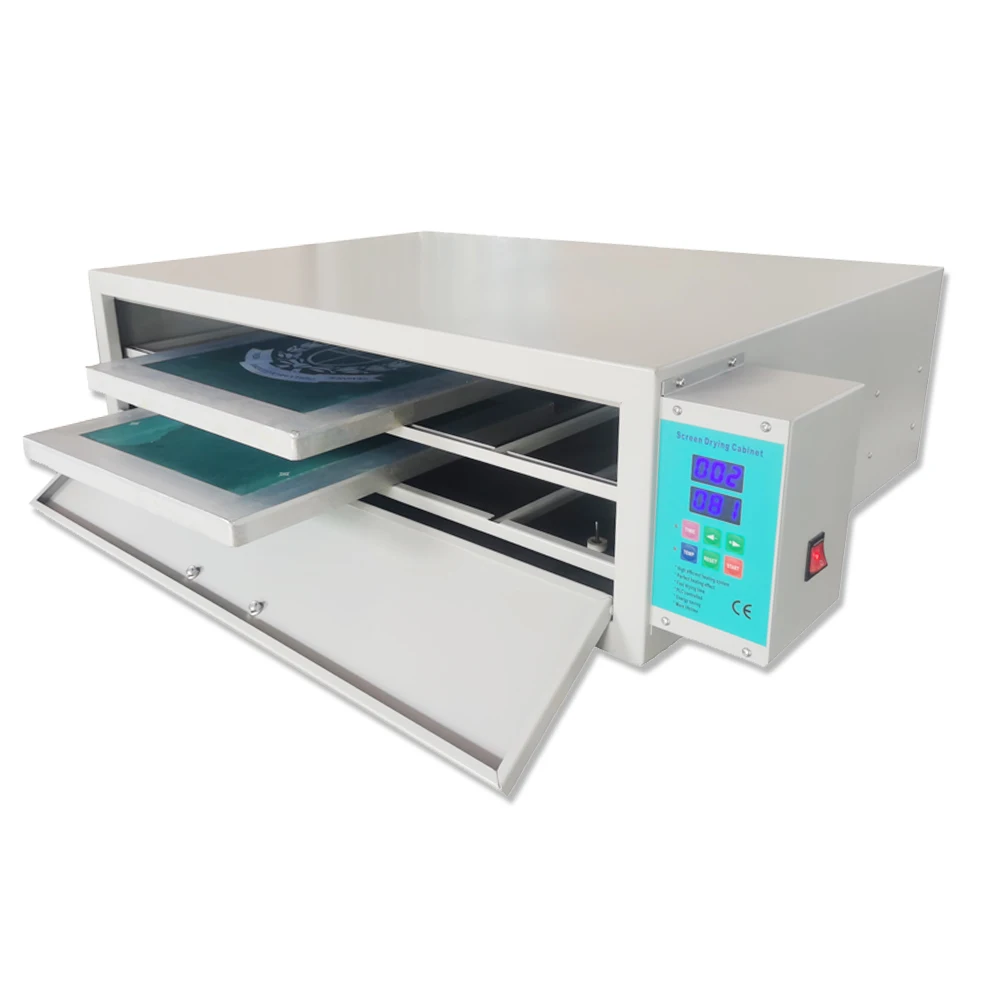 2 Tray 80x64CM Desktop Screen Printing Drying Cabinet