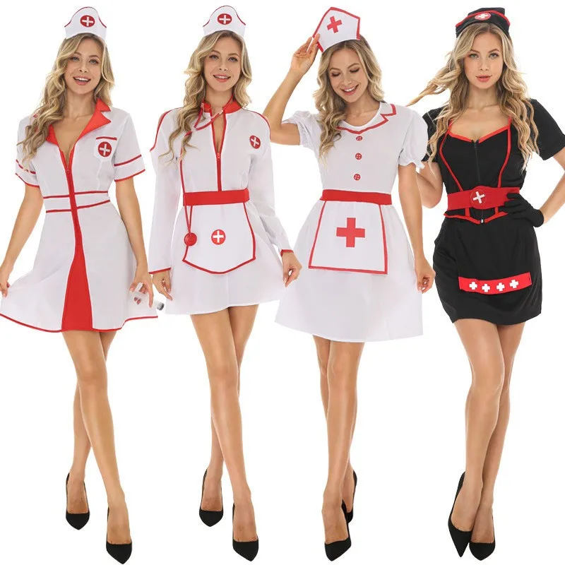 

Сексуальный костюм медсестры для Хэллоуина, женский костюм для ролевых игр, наряд медсестры для сценических выступлений, традиционное китайское платье