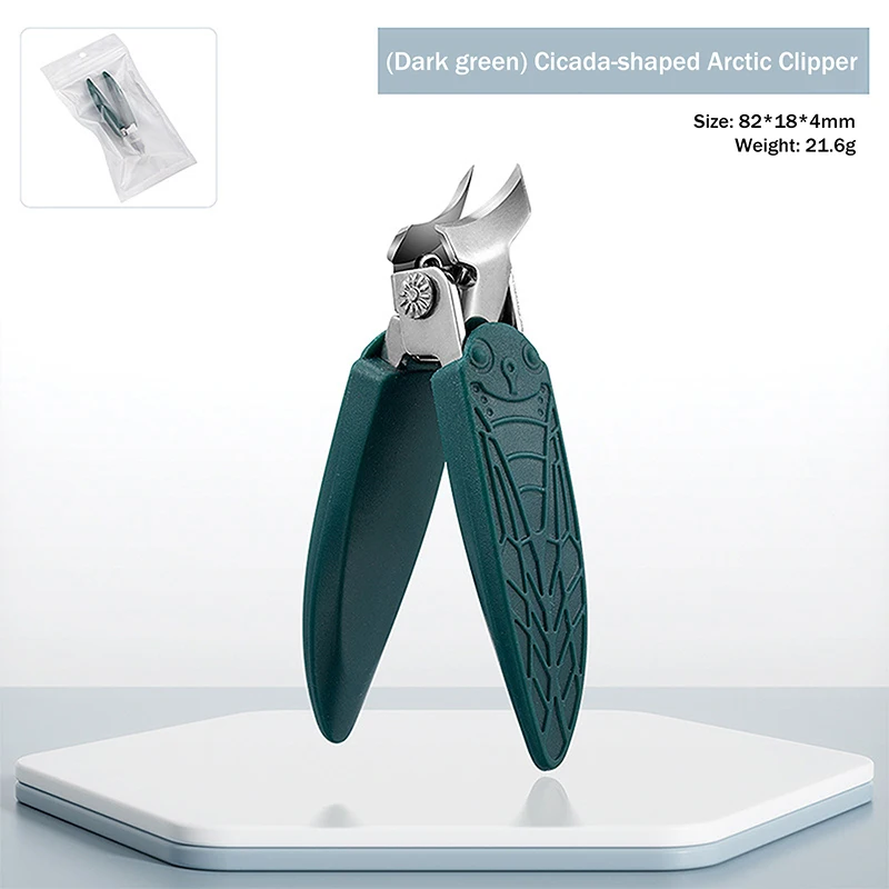 Anti-Splash 25° Slant Edge Nail Clipper Professional High-end Eagle Beak Oblique Toe Nail Trimmers Ingrown Toenail Tools