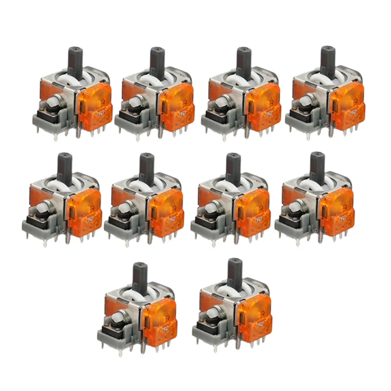 M67K-10PCS TMR عصا التحكم الكهرومغناطيسية لسلسلة S/X Gamepad TMR عصا التحكم ثلاثية الأبعاد التناظرية متحكم الأصابع xbox one