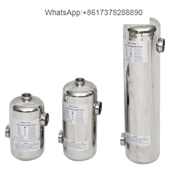 Heißer Verkauf Schwimmbadplatten- und Rohrwärmetauscher aus Edelstahl