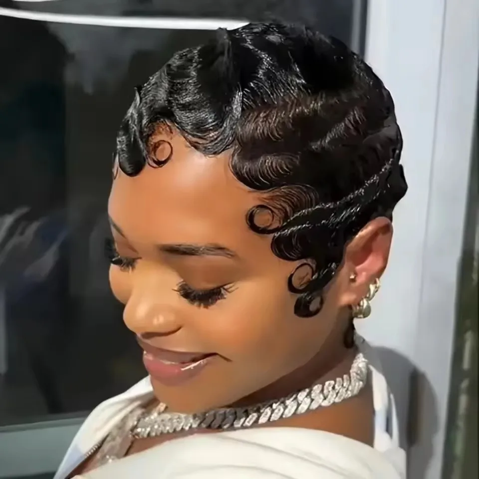 Short Finger Wave W…