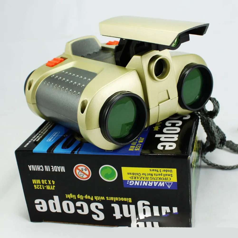 

Kids Binocular Telescope Night Scope Telescope Binocular with Pop-up Spotlight Bird Watching kids Educational Learning Telescope