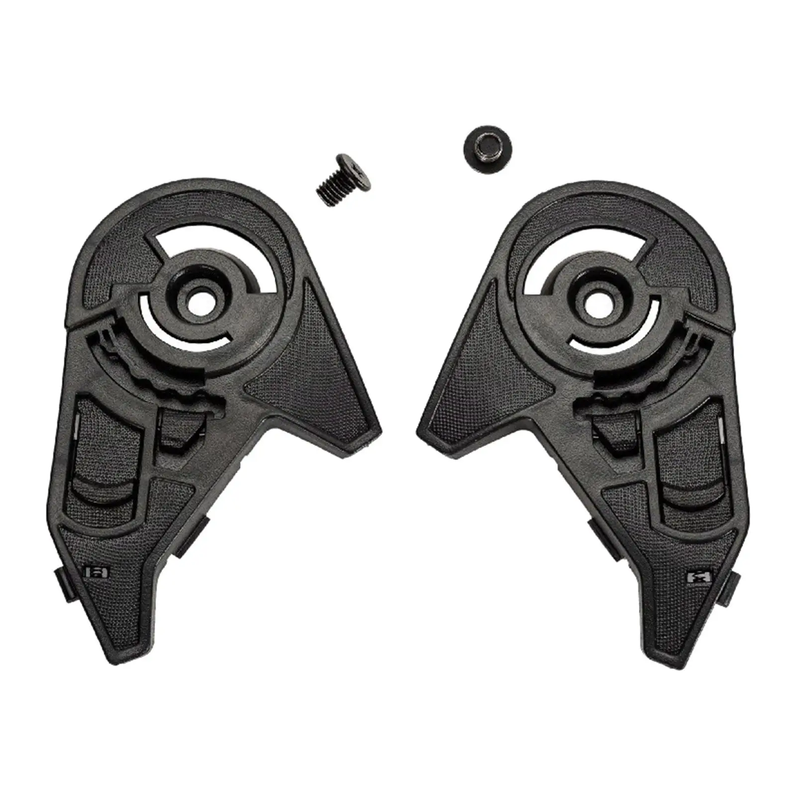 

2Pcs Motorcycle Helmets Visor Base Premium Accessories Replacement Side Plate Helmet Visor Base Plate for Shaft 562 Helmet