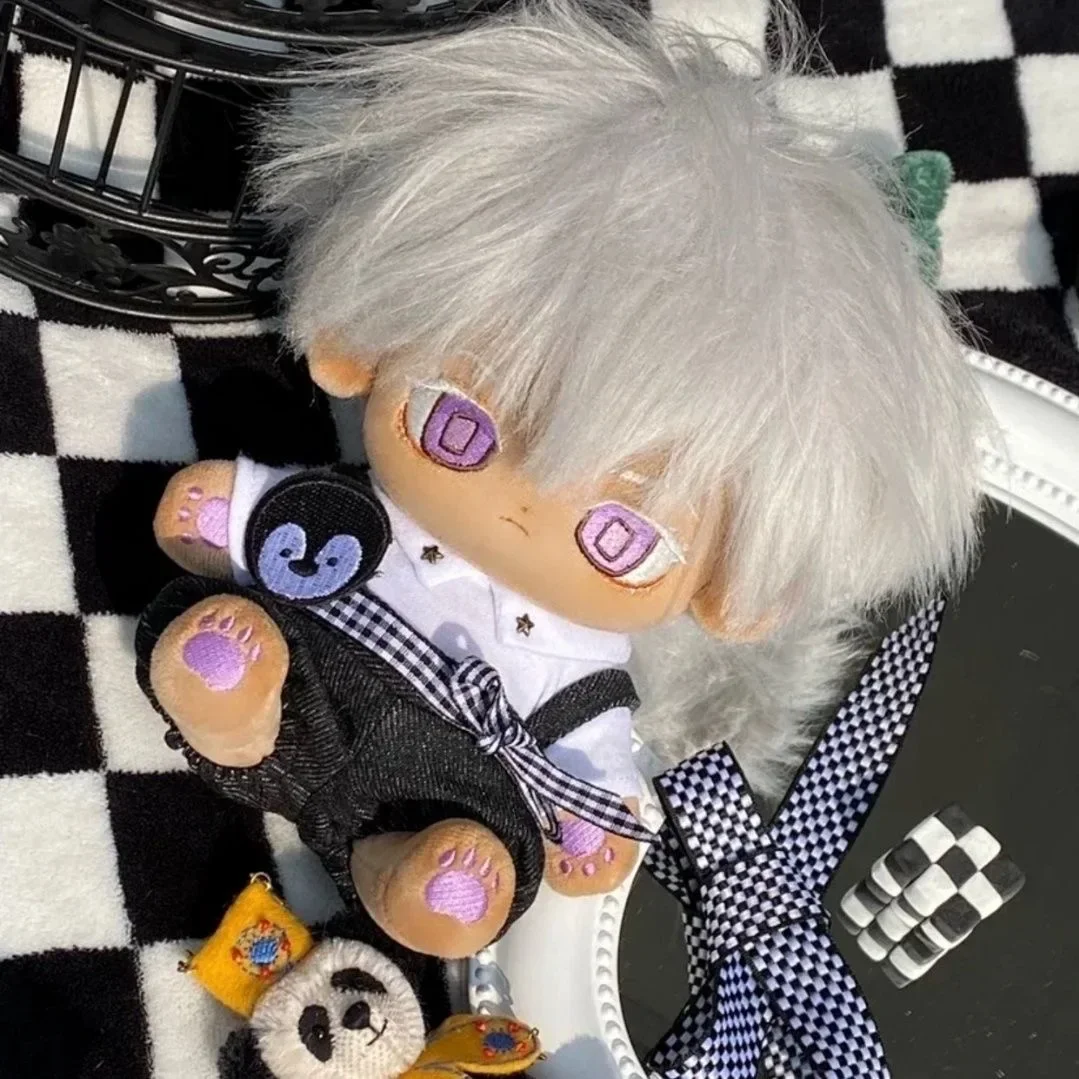 Anime atributo Monster Ear IZANA KUROKAWA muñeca de peluche de algodón relleno cuerpo vestir ropa peluches juguetes regalo de cu