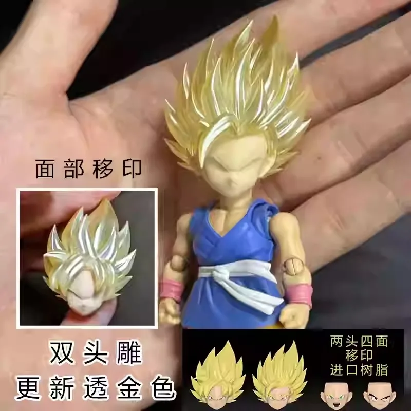 Dragon Ball LEFMA Old Lei GT Super Saiyan Young Goku Head Sculpture Without Body Accessory Pack Poseable Action Figure