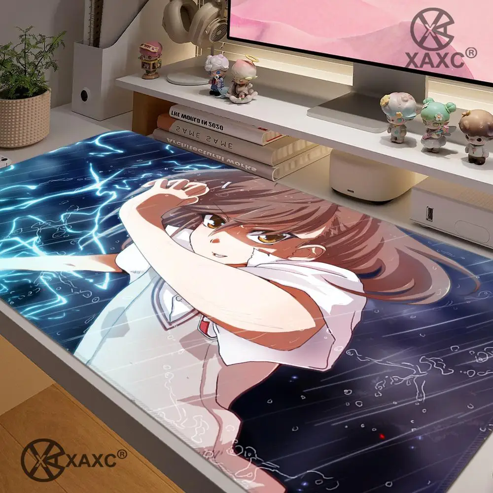 

A Certain Scientific Railgun Anime XAXC Mouse Pad large keyboard mouse desk pad non-slip rubber gaming mouse pad