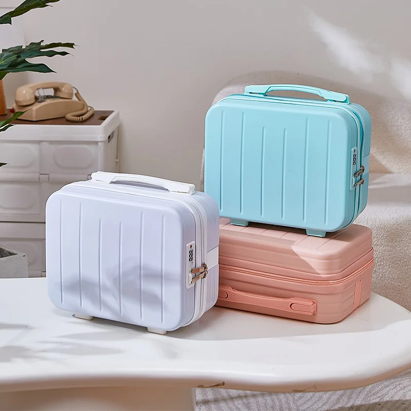 Luggage 14 Inches Small Lightweight New Model Suitable for Boarding Travel Makeup box Password Box