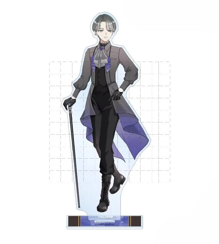 لعبة MILGRAM الاكريليك حامل الشكل دمية أنيمي 005 SHIDOU 003 FUTA المفاتيح نموذج لوحة تأثيري لعبة هدية