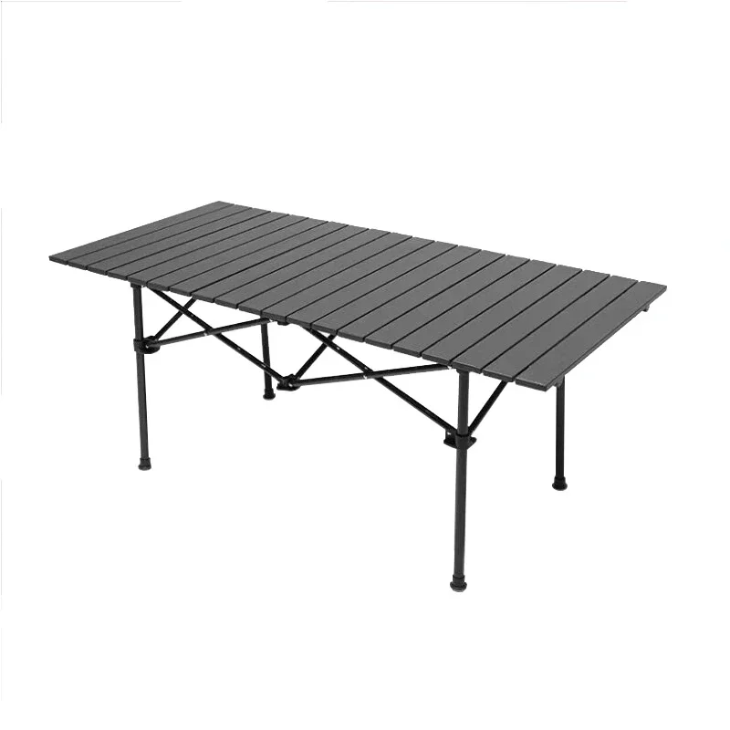 Outdoor Portable Folding Table, Super Light Lifting Stall, Simple Table, Aluminum Alloy Barbecue Camping, Egg Roll Storage Table