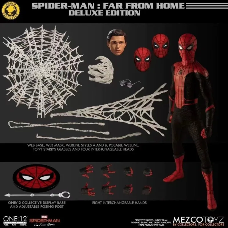 

Mezco Toyz Original Authentic Product MARVEL Series SPIDER-MAN/ DOCTOR OCTOPUS/ GREEN GOBLIN Mobile Doll Model Handmade Toy Gift