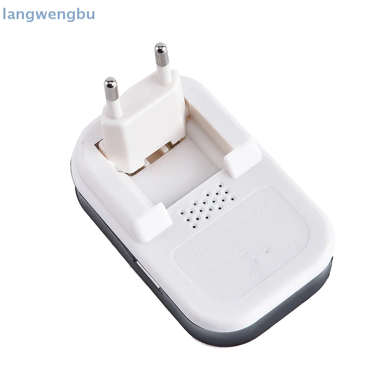 

US Plug 2 Slot LIR2032 LIR2025 LIR2016 Button Coin Cell Battery Charger LCD