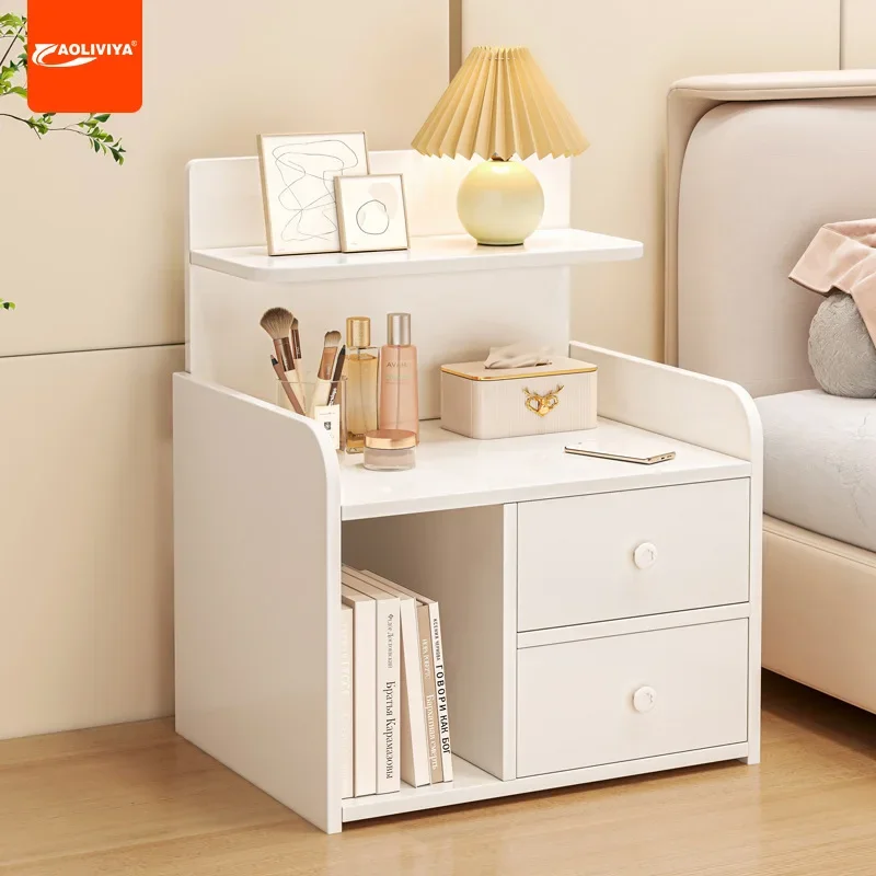 

Aoliviya Bedside Table Simple Modern Simple Small Household Storage Cabinet Locker Storage Rack Bedroom Internet Celebrity Mini