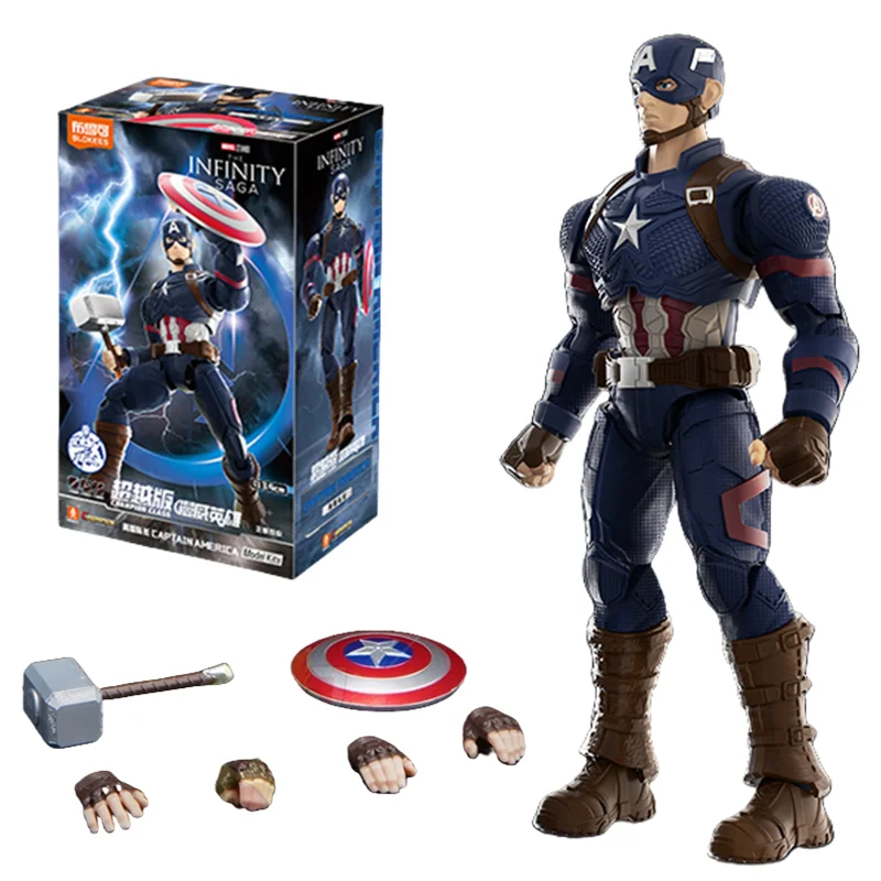 Original BLOKEES Die Avengers Thor Iron Man Mk85 Captain America Tony Stark Anime Abbildung Modell Bausteine Spielzeug Kinder Geschenke – Detail 3