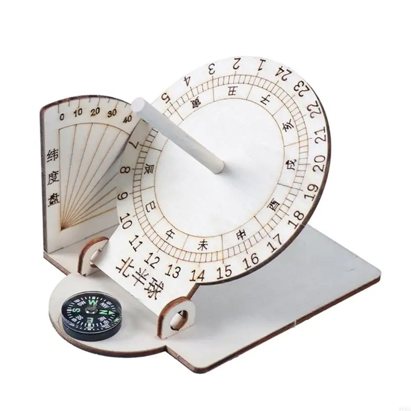 

96BA Sundial-Clock Scientific Models Geography Teaching Tool-Sundial Desktop Ornament