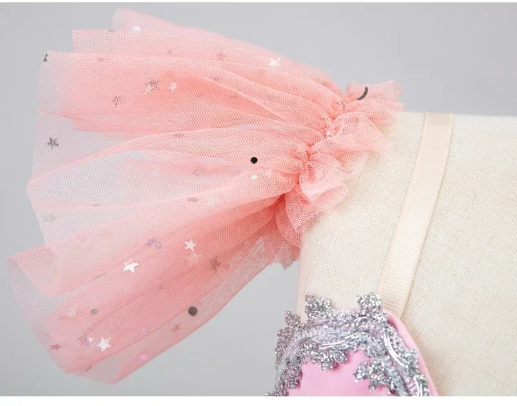 Ballet Skirt Ballet Dress Girls Romantic Tutu Modern Dancing Wear Kid Children Contemporary Dance Costumes Ballerina Party Dress