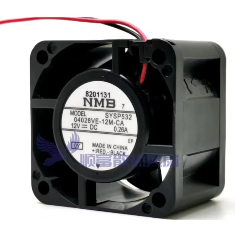 

Ltsf For NMB 04028VE-12M-CA DC 12V 0.26A 40x40x28mm 2-Wire Server Cooling Fan 4cm