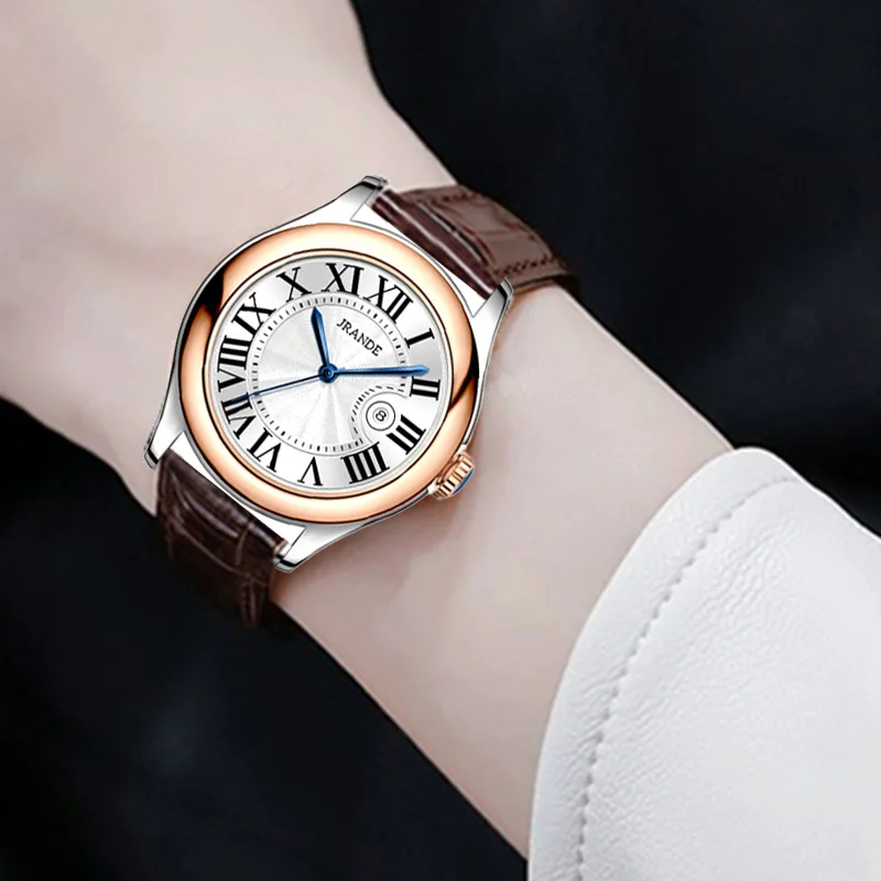 Fashion Quartz Wristwatches High-end Luxury Woman Watch Original Brand Luxury Woman Watch Round Ladies Hand Clock Genuine