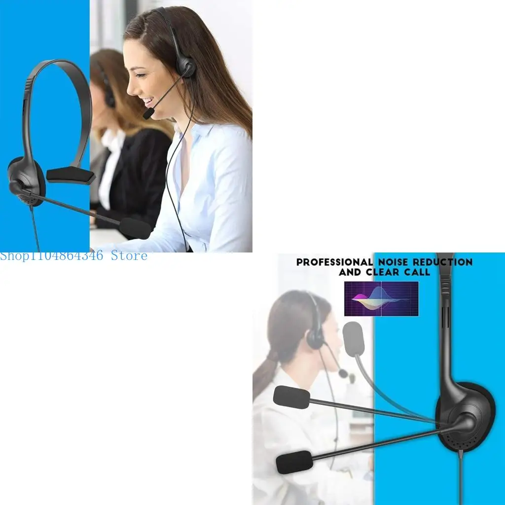 5asd Professional Headphone, Telephone Headset for Greater Productivity