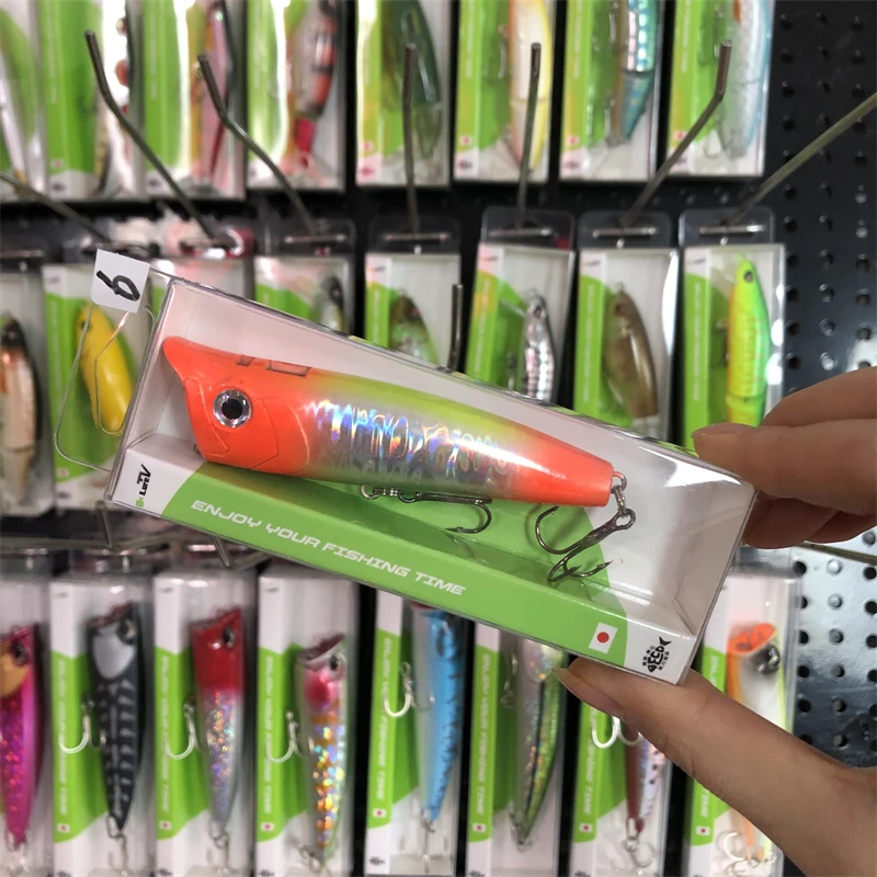 LURETV Water Surface False Bait OP Wave Crawling Double Outlet Large Water Splash Road Sub Bait Long Throw 8047