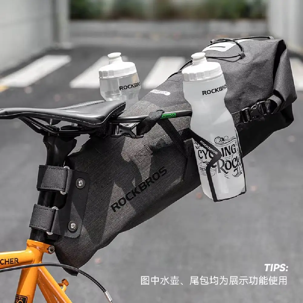 ROCKBROS Fahrrad-Sattelverlängerungshalterung aus Aluminiumlegierung, Stabiler Halter für Fahrradtaschen, Erweiterter Gepäckträger – Detail 8