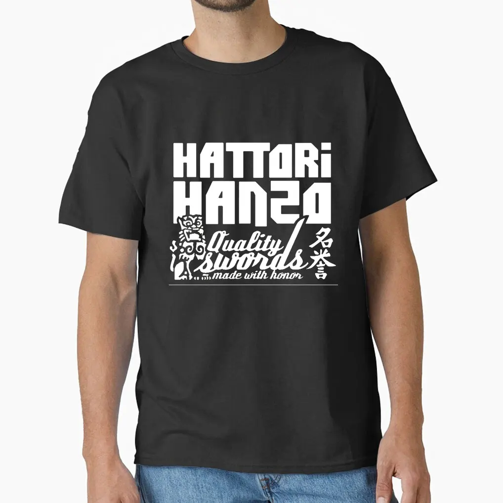 هاتوري هانزو جرافيك تي شيرت عتيق ياباني سيف ساموراي اقتل بيل فيلم هدية تي شيرت مضحك السوشي ملابس مطبوعة بلوزات كبيرة الحجم #2