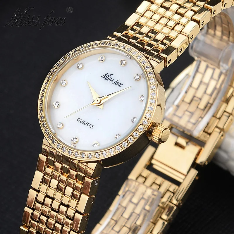 Official brand of free shippingElegant European Fashion Casual roundinsDiamond Waterproof Quartz WatchExquisite women's watch