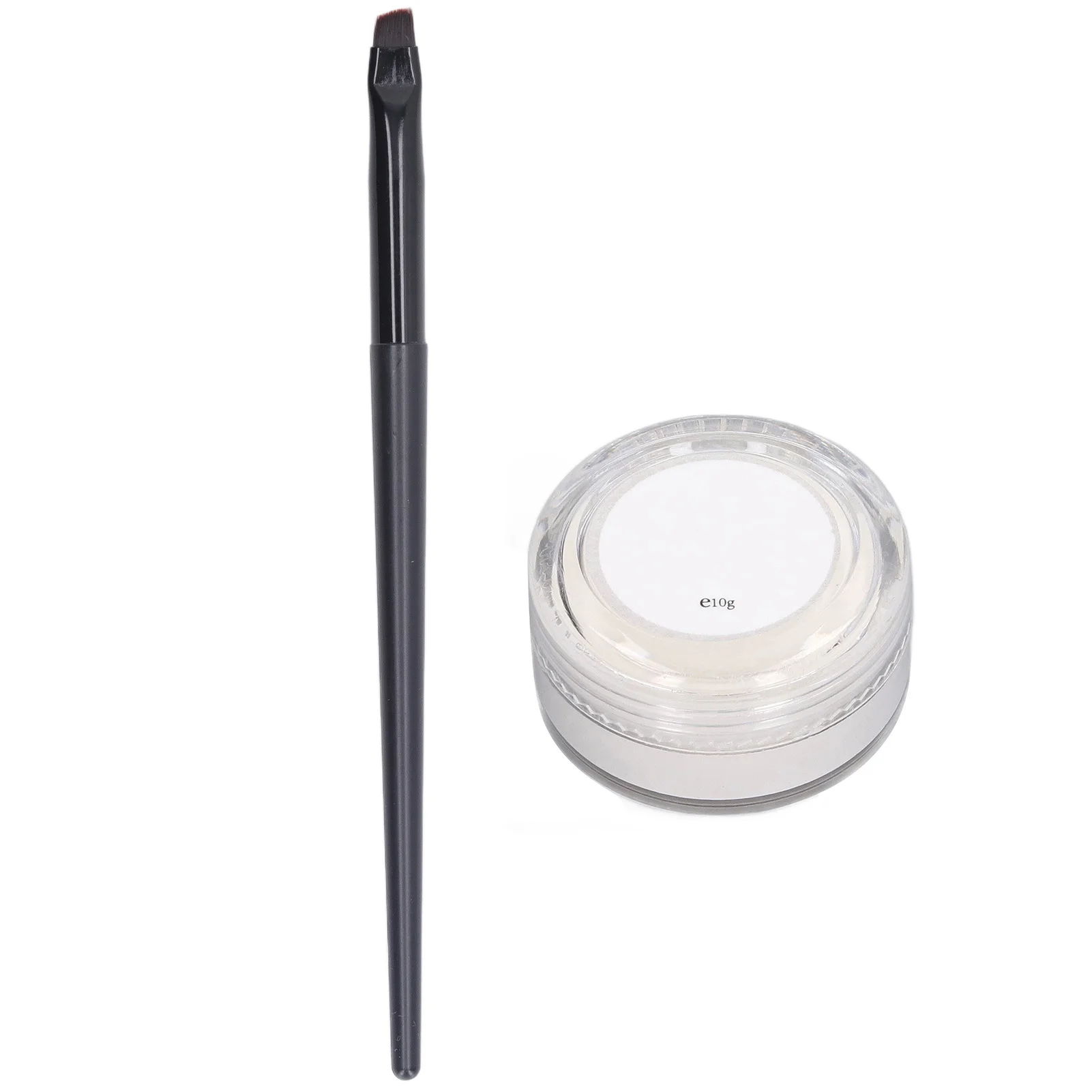 White Brow Paste Safe Clear Lines Light Texture for eyebrow Mapping Paste with Brush for eyebrow and Lip