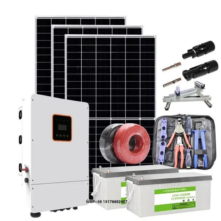 Complete 10kva Solar Powered System Home Hybrid 10000w Solar Panels Full 10kw Kit Off the Grid Solar Energy System