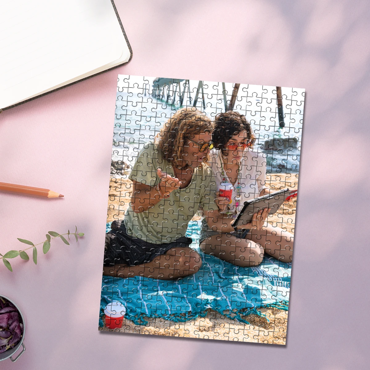 35/300/500/1025pcs Personalized Custom Photo Puzzle couple Handmade Birthday Gift Customized With One Image For Unique Birthday