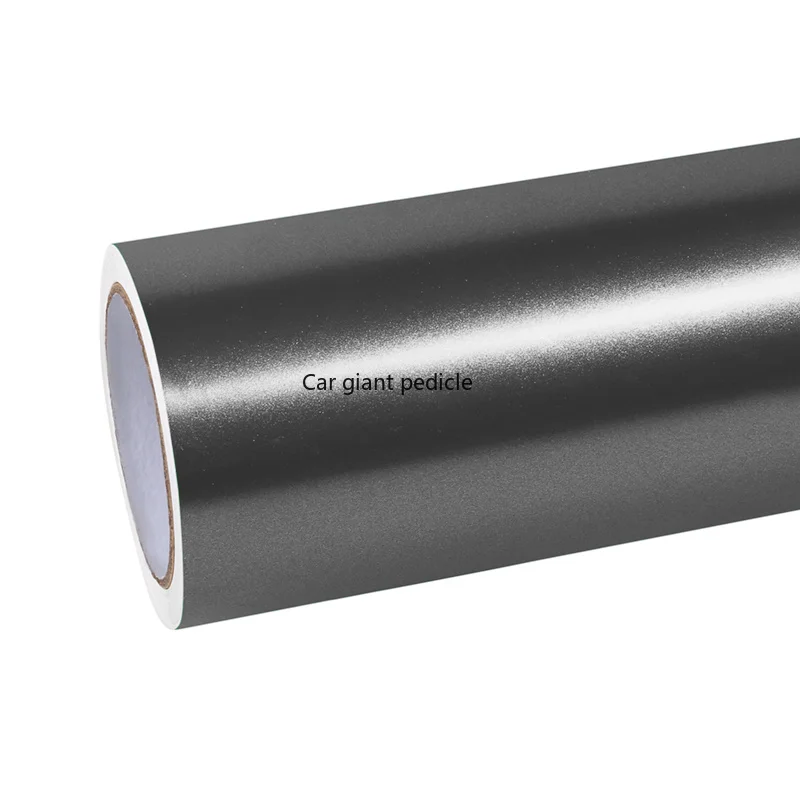 Matte Heavy Metallic Graphite Grey Car Wrap Film Auto Plastic  Auto Plastic Assurance Air passage pattern Stickers Covering Foil