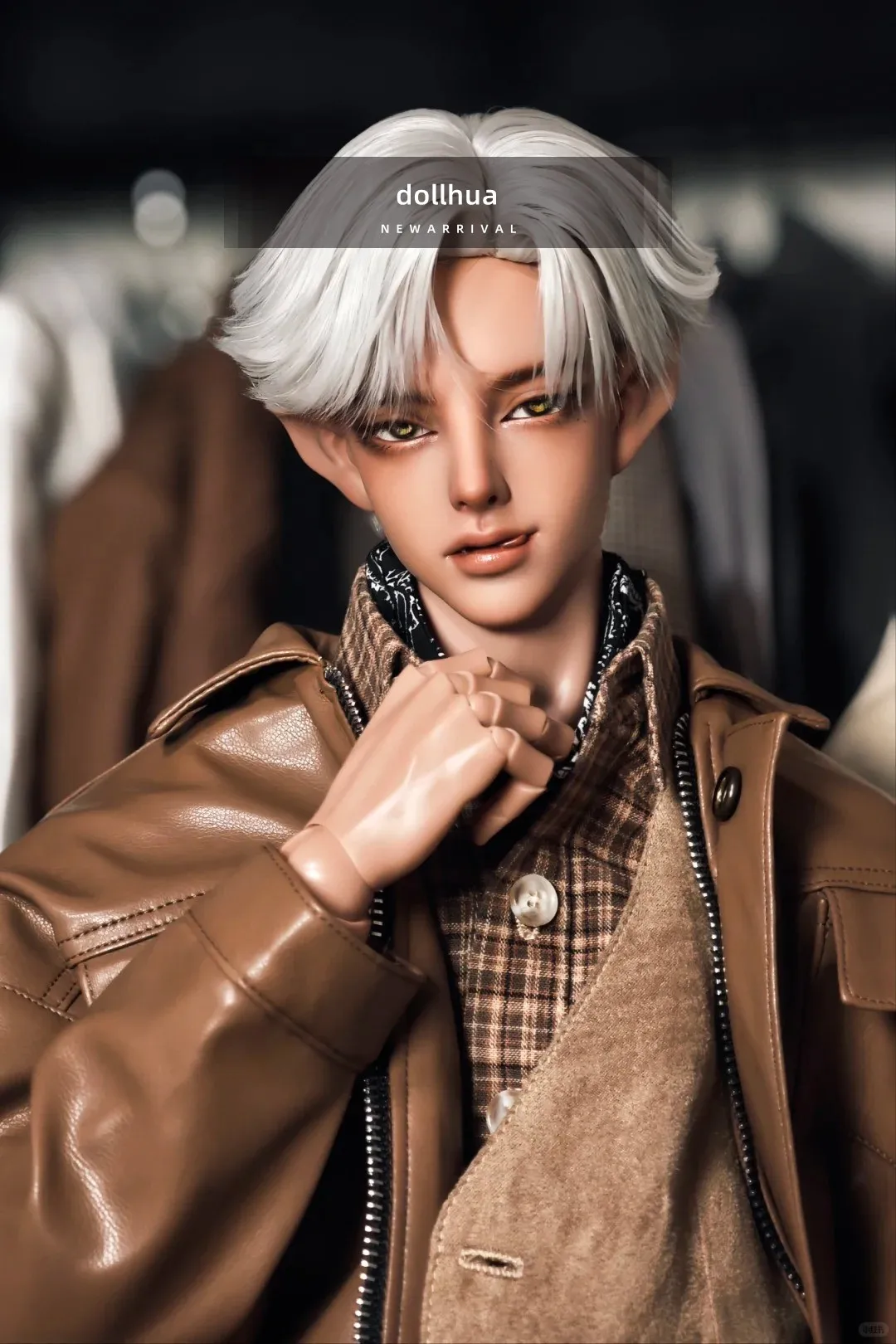 ตุ๊กตา BJD ผู้ชายหล่อ ขนาด 65 ซม. 1/3 แบบ SD ตัวเล็ก งานเพ้นท์ขอบแบบ Hwayeon ข้อต่อแบบลูกบอล ทำจากเรซิ่น พร้อมแต่งหน้า