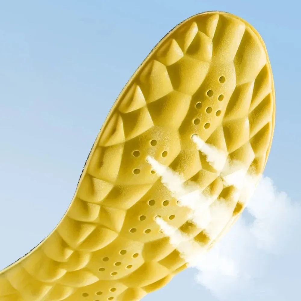 4D Cloud Tech Soft PU Cushion Shock Absorption & Orthotic Arch Support Ultimate Comfort Insoles for Running Walking & Standing