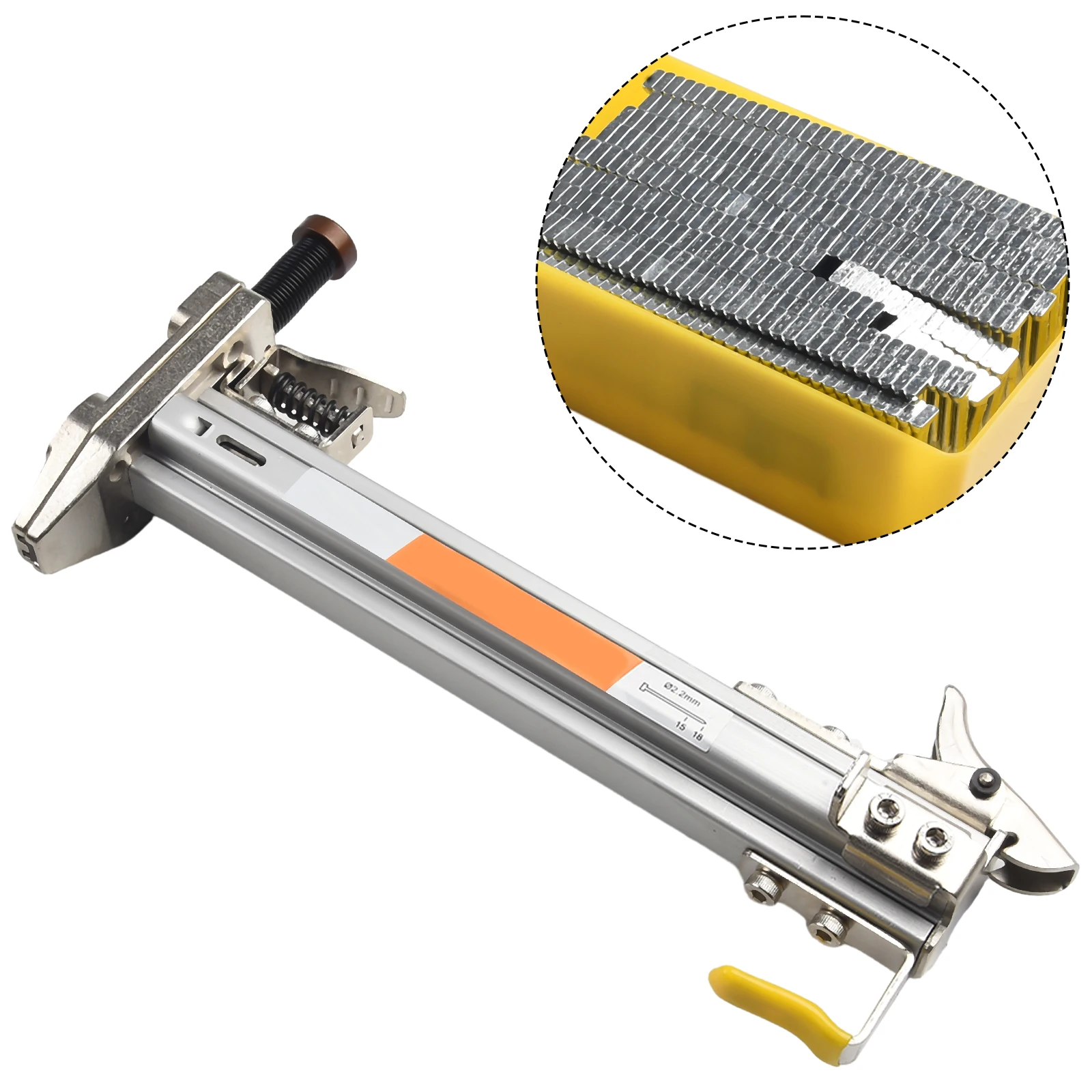 

Power Tool Manual Nailer Aluminum Alloy Cement For Flooring Nails Woodworking Decoration Straight Nailing Tool