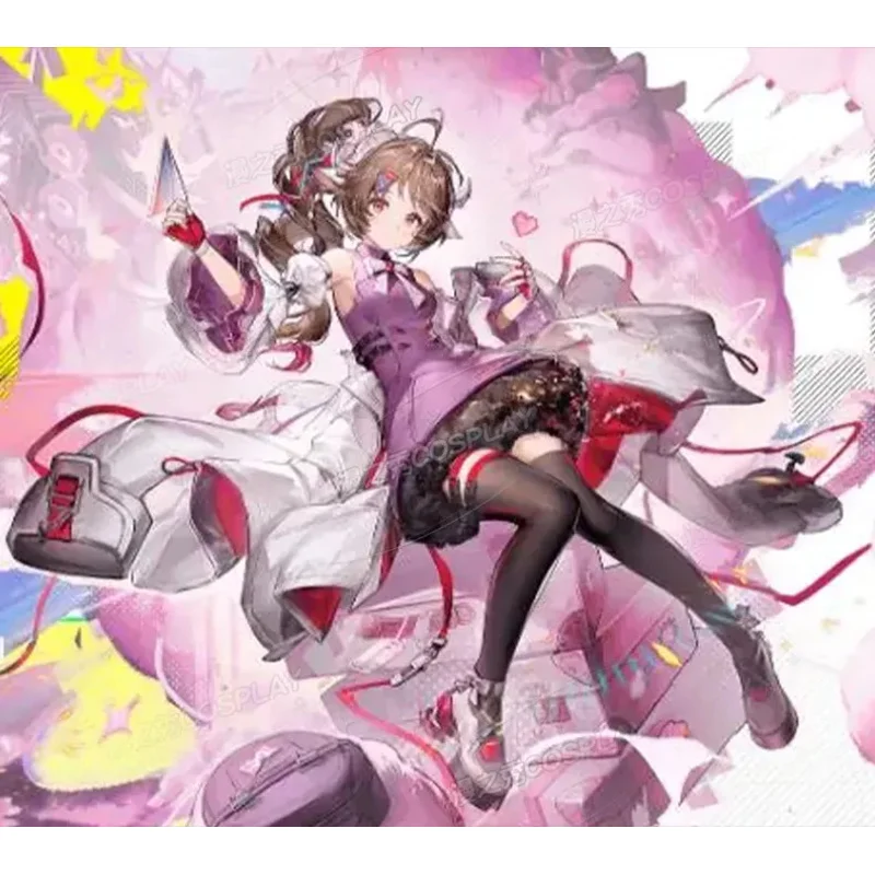 

Костюм для косплея Адельдии из игры Arknights: униформа для Хэллоуина, карнавала, вечеринки, Рождества, ролевых игр