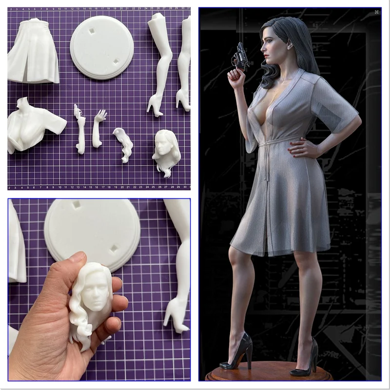 LindenKing Garage Kits A564 3D 1/8 Scale Resin Eva Green Figure GK Model Unpainted White-Film Collections To Modelers