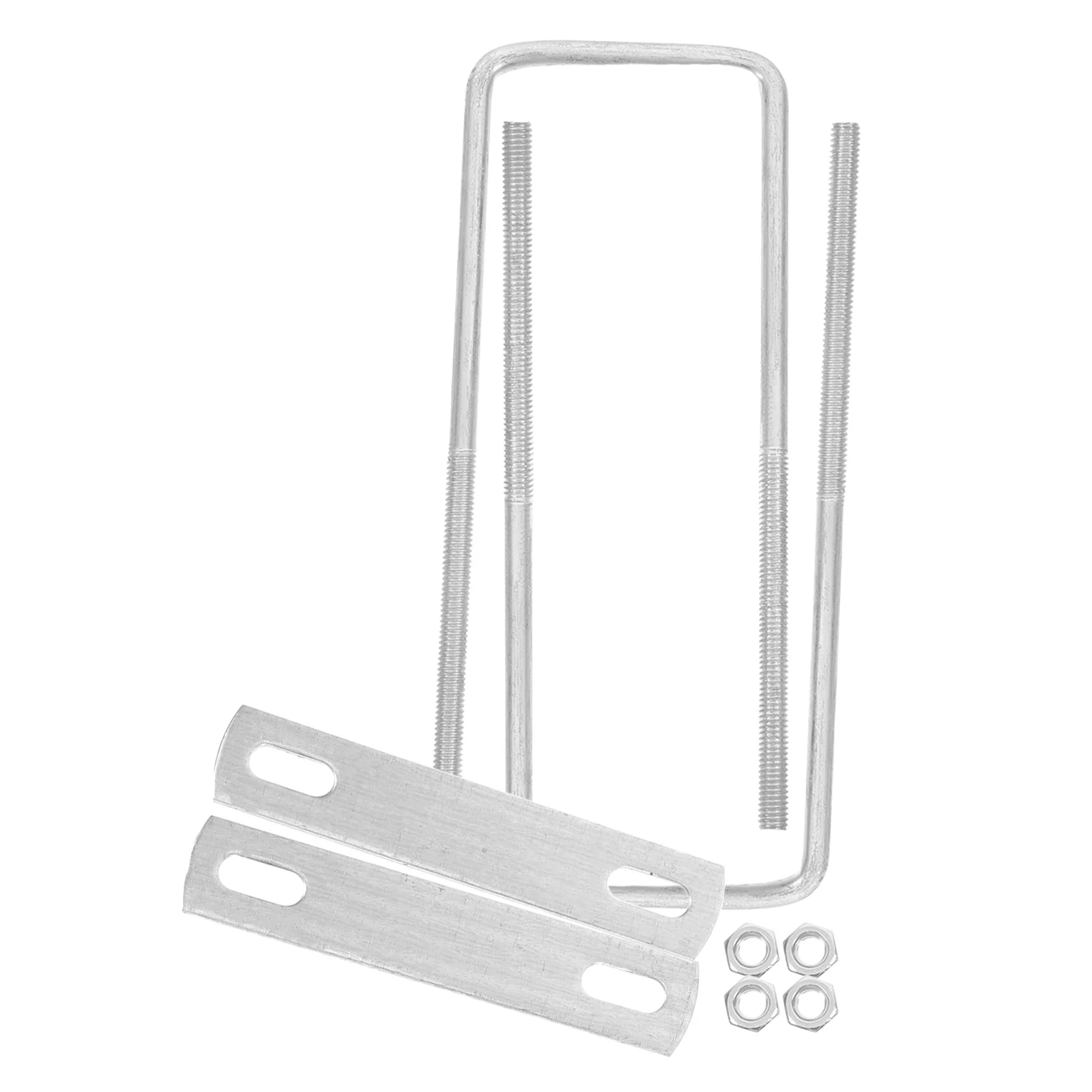 

2PCS Screw Tube Clamp Stainless Steel Automotive Extended Fastener Heavy Duty Easy Installation Clamp Bracket Mount